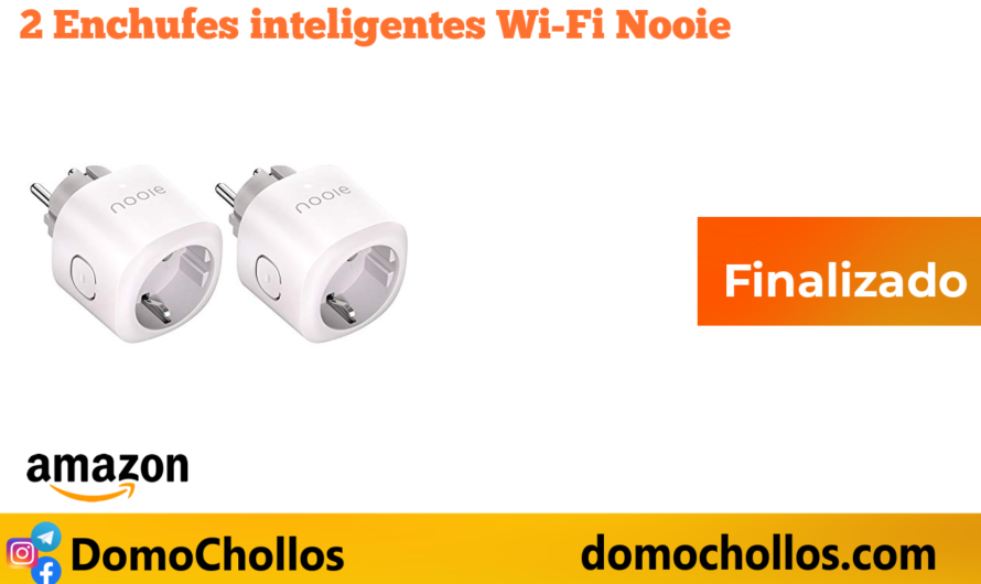 2 Enchufes inteligentes Wi-Fi Nooie