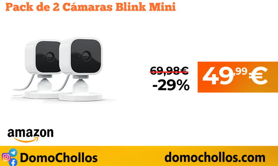 Pack de 2 Cámaras Blink Mini