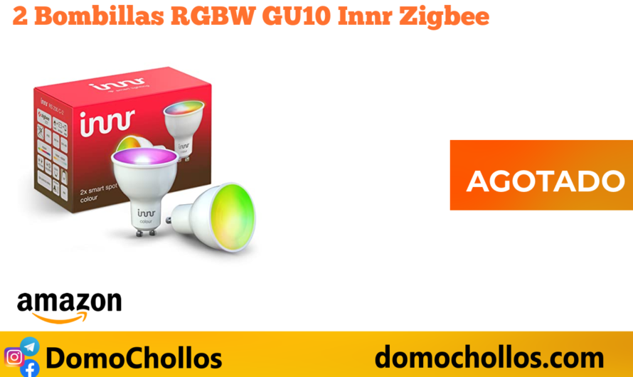 2 Bombillas RGBW GU10 Innr Zigbee