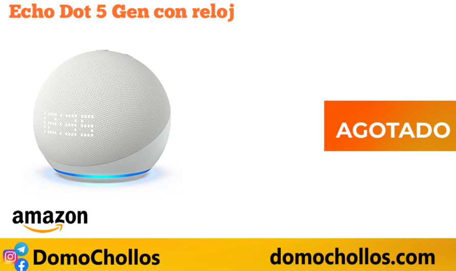 Echo Dot 5ªGen con reloj