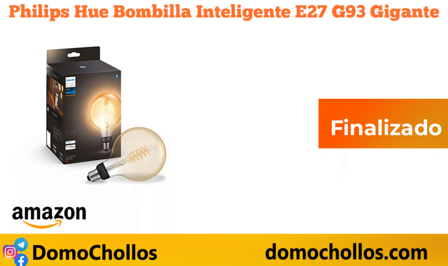 Philips Hue Bombilla Inteligente E27 G93 Gigante