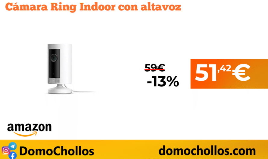 Cámara Ring Indoor con altavoz