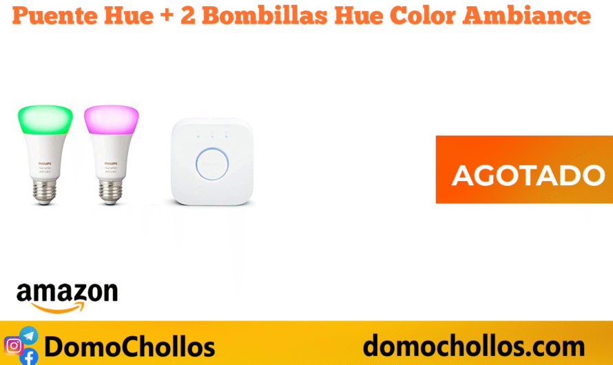 Puente Hue + 2 Bombillas Hue Color Ambiance
