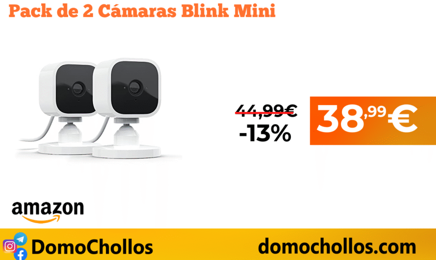 Pack de 2 Cámaras Blink Mini