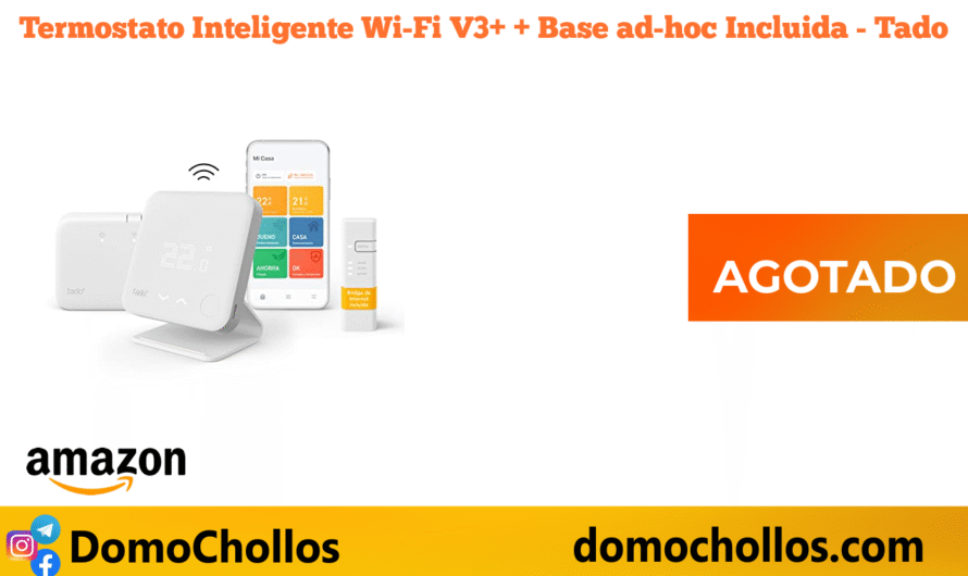 Termostato Inteligente Wi-Fi V3+ + Base ad-hoc Incluida – Tado