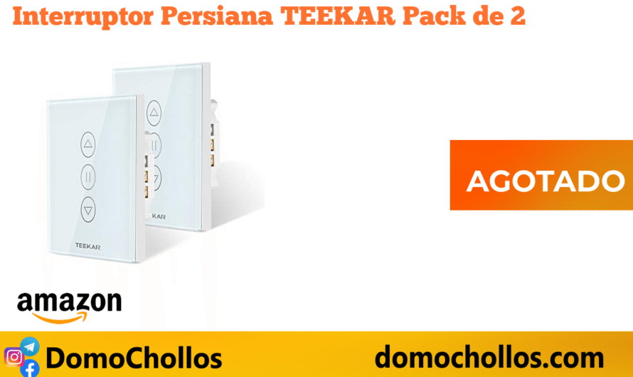 Interruptor Persiana TEEKAR Pack de 2