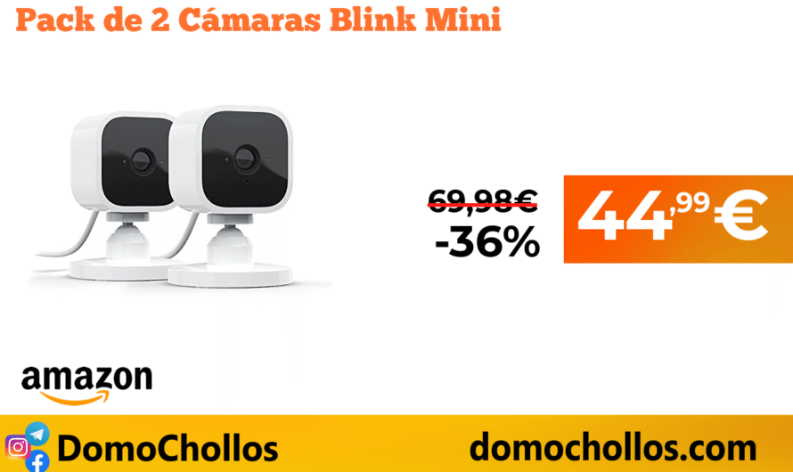 Pack de 2 Cámaras Blink Mini