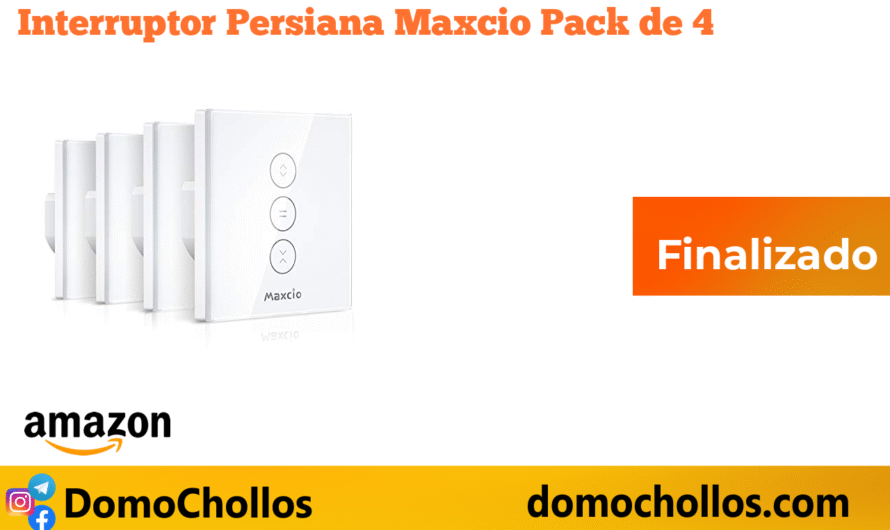 Interruptor Persiana Maxcio Pack de 4