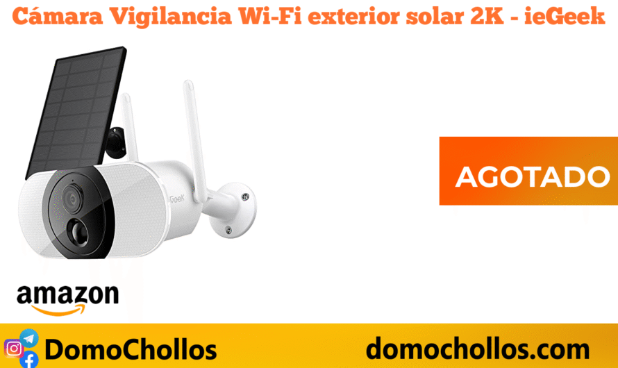 Cámara Vigilancia Wi-Fi exterior solar 2K – ieGeek