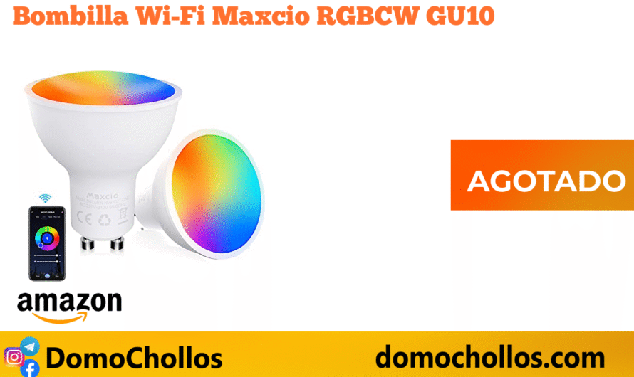 Bombilla Wi-Fi Maxcio RGBCW GU10
