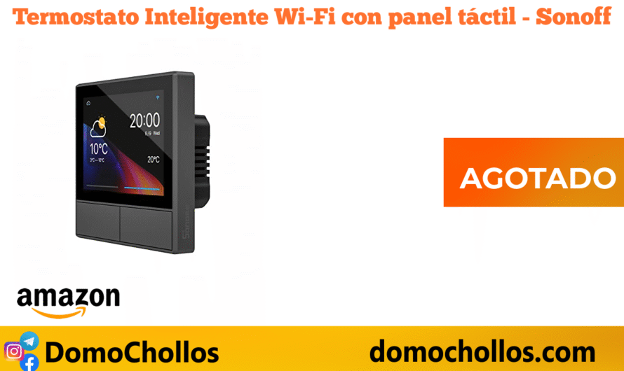 Termostato Inteligente Wi-Fi con panel táctil – Sonoff