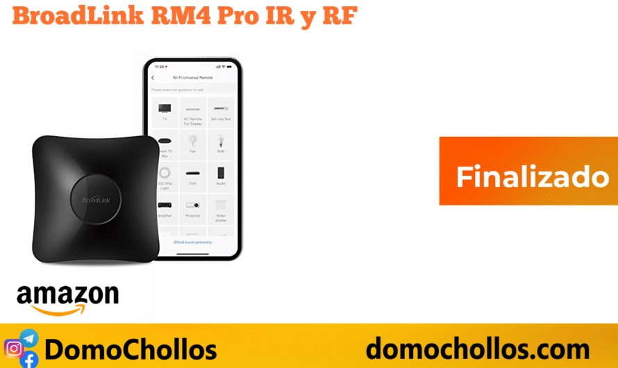 BroadLink RM4 Pro IR y RF