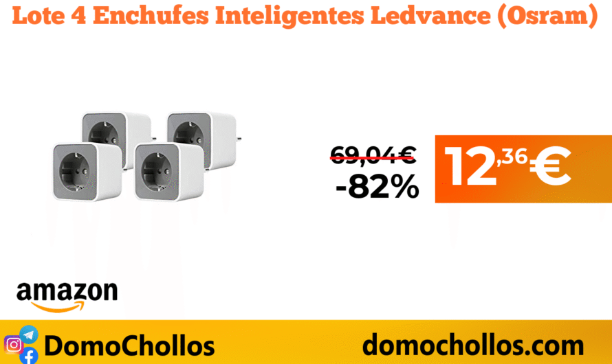 Lote 4 Enchufes Inteligentes Ledvance (Osram)