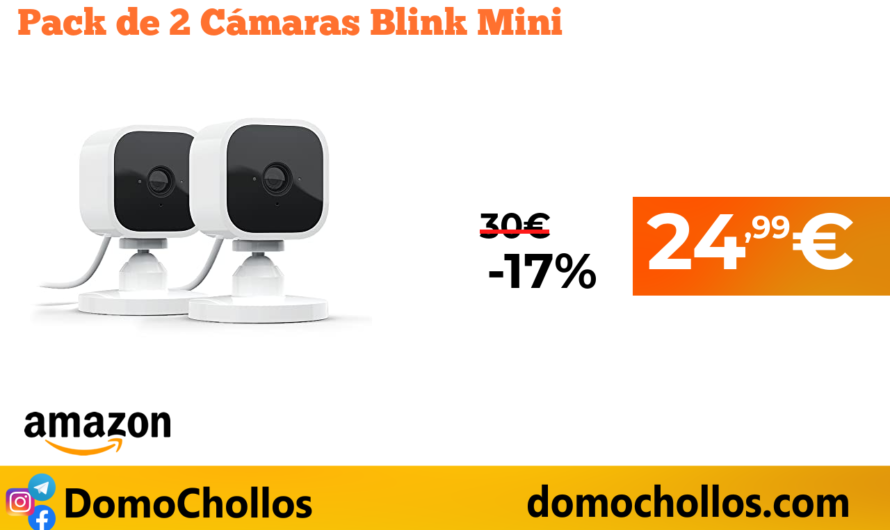 Pack de 2 Cámaras Blink Mini