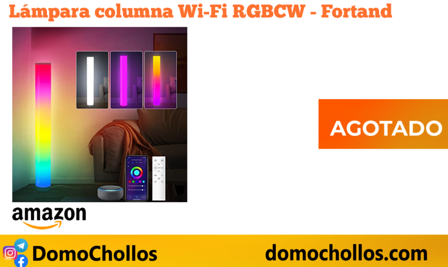 Lámpara columna Wi-Fi RGBCW – Fortand