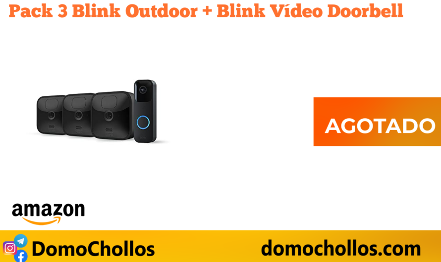 Pack 3 Blink Outdoor + Blink Vídeo Doorbell