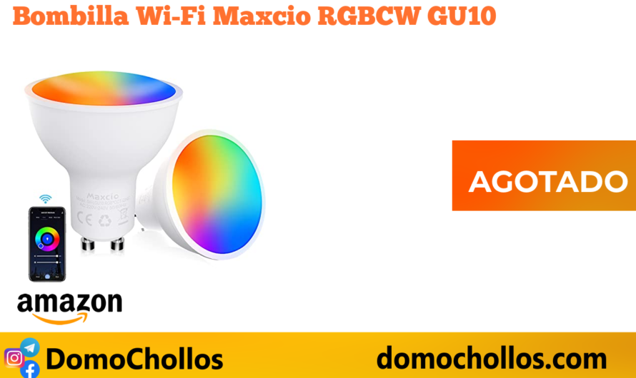 Bombilla Wi-Fi Maxcio RGBCW GU10