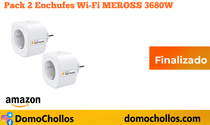 Pack 2 Enchufes Wi-Fi MEROSS 3680W