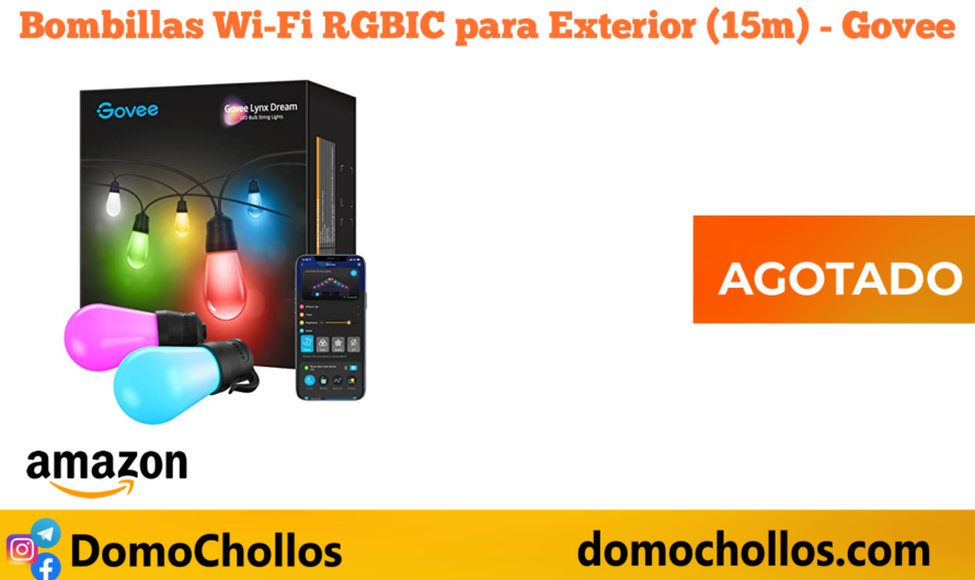 Bombillas Wi-Fi RGBIC para Exterior (15m) – Govee