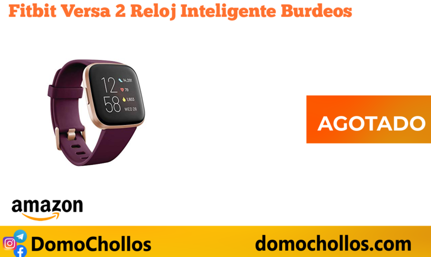 Fitbit Versa 2 Reloj Inteligente Burdeos