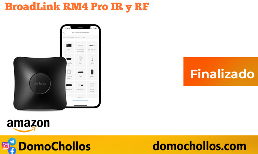 BroadLink RM4 Pro IR y RF