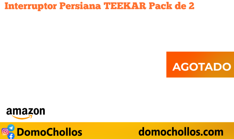 Interruptor Persiana TEEKAR Pack de 2