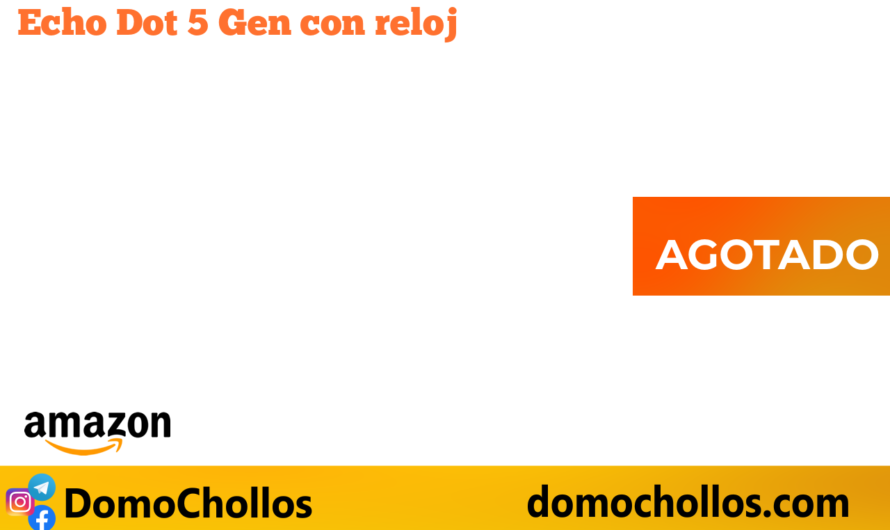 Echo Dot 5ªGen con reloj